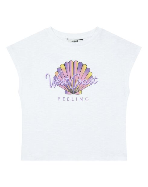 Camiseta blanca de algodón orgánico Tara