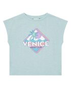 T-Shirt en Coton Bio Tara bleu turquoise