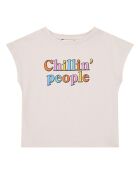 T-Shirt en Coton Bio Tara rose pâle