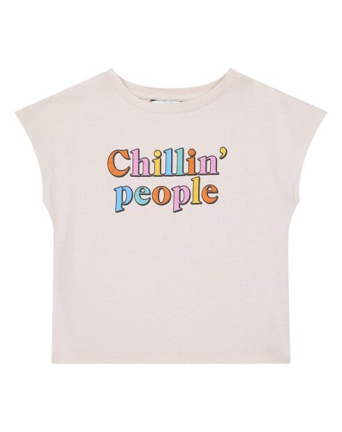 T-Shirt en Coton Bio Tara rose pâle