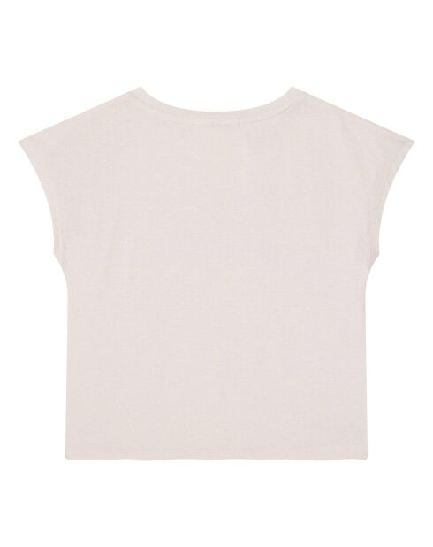 T-Shirt en Coton Bio Tara rose pâle