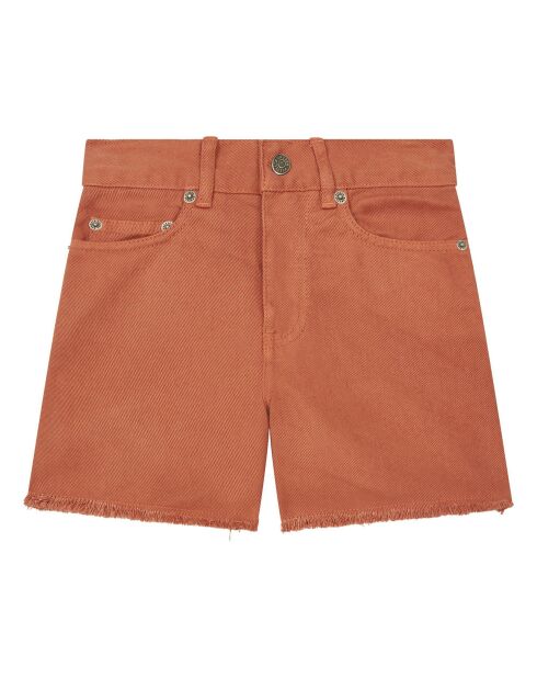 Pantalones cortos de algodón orgánico Tess tangerine