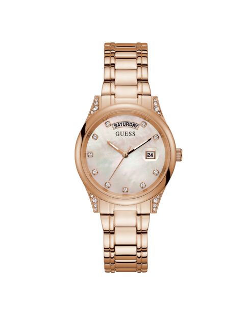 Montre Femme Aura en Acier rose doré