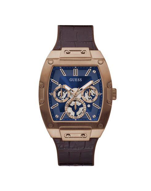 Montre Homme Phoenix en Cuir marron