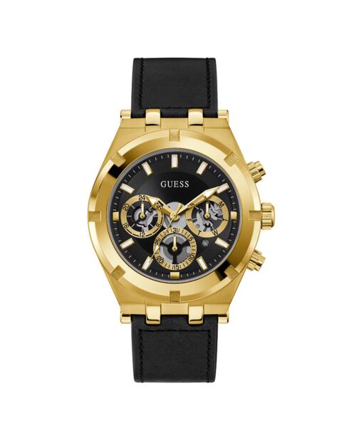 Montre Homme Continental en Cuir noire