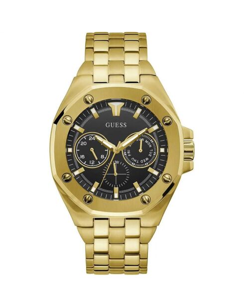 Montre Homme Top Gun en Acier dorée