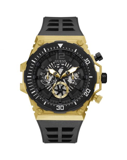Montre Homme Exposure en Silicone noire