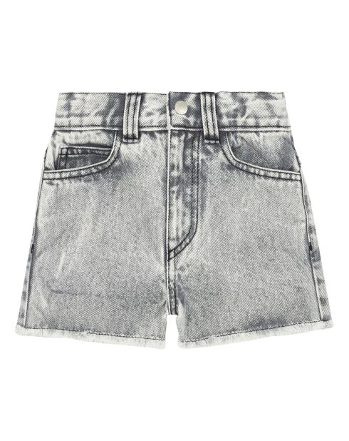 Short en Coton Bio Yeta denim gris