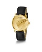 Montre Femme Emblem en Cuir noire
