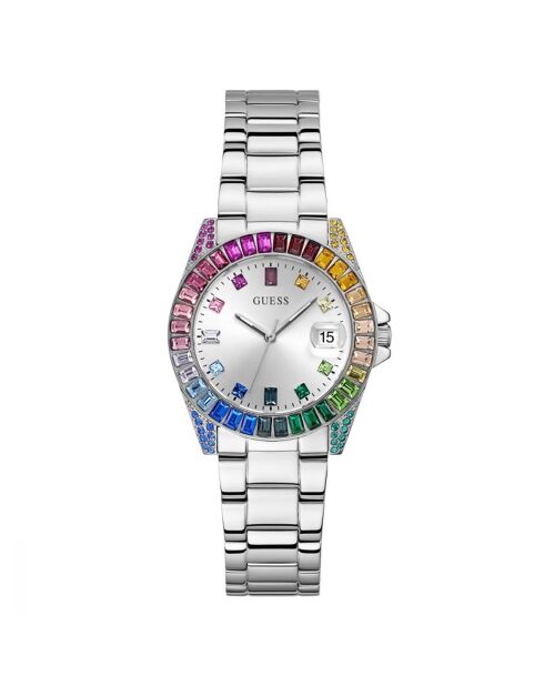 Montre Femme Opaline en Acier argentée
