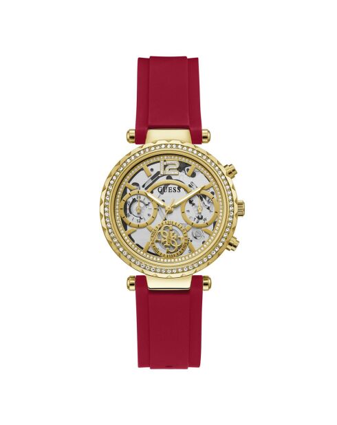 Montre Femme Solstice en Silicone rouge
