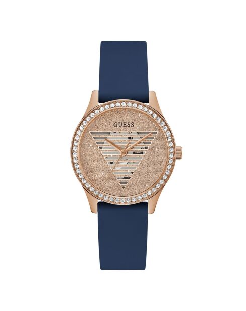 Montre Femme Lady Idol en Silicone bleue