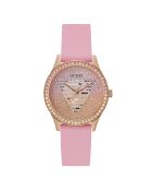 Montre Femme Lady Idol en Silicone rose