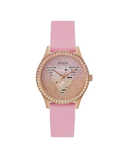 Montre Femme Lady Idol en Silicone rose