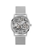Montre Homme Gadget en Acier argentée