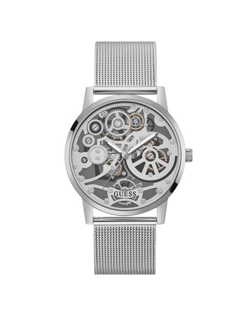 Montre Homme Gadget en Acier argentée