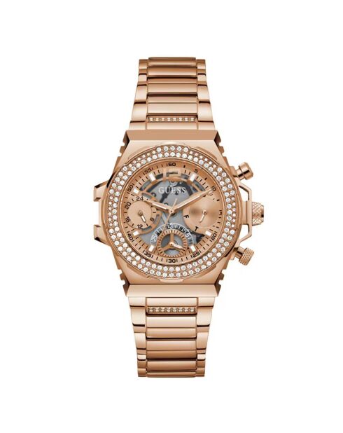Montre Femme Fusion en Acier rose doré