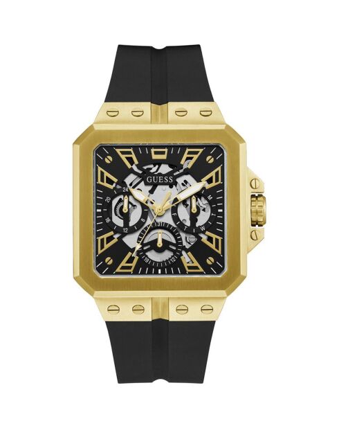Montre Homme Leo en Silicone noire