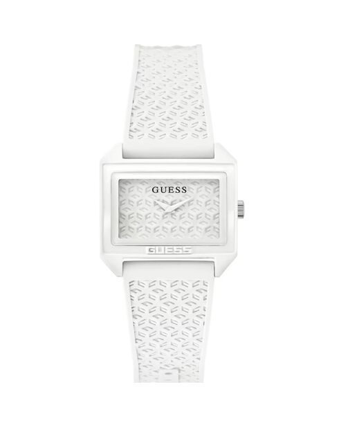 Montre Femme Mod Pop en Silicone blanche