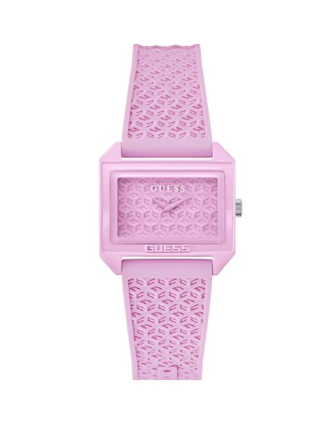 Montre Femme Mod Pop en Silicone rose