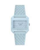 Montre Femme Mod Pop en Silicone bleue