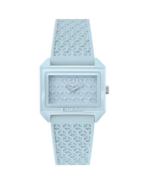 Montre Femme Mod Pop en Silicone bleue