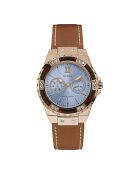 Montre Femme en Cuir & Polyuréthane marron