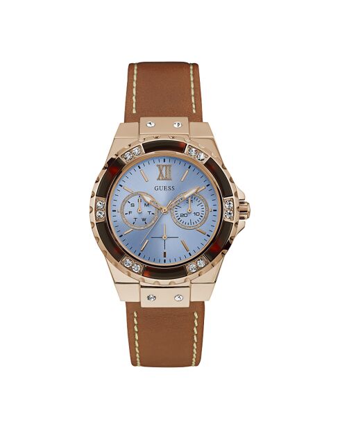 Montre Femme en Cuir & Polyuréthane marron