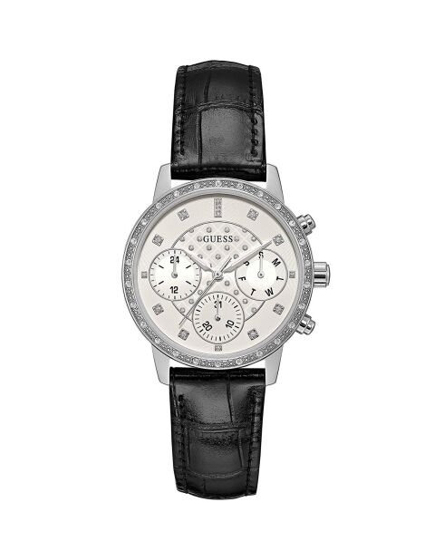 Montre Femme Sunny en Cuir noire