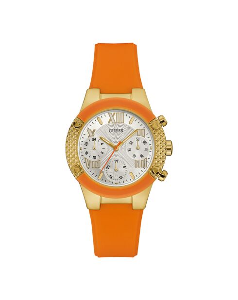 Montre Femme en Silicone orange