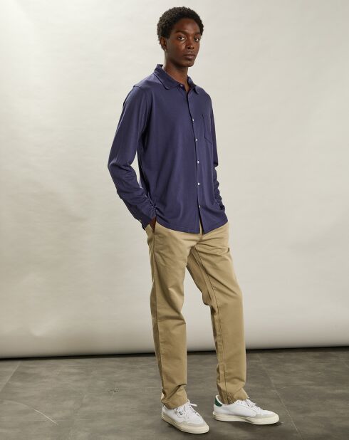 Chemise Maillot bleu marine foncé