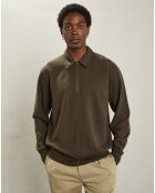 Sweat Polo à Fermeture Éclair camo