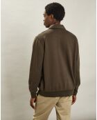 Sweat Polo à Fermeture Éclair camo