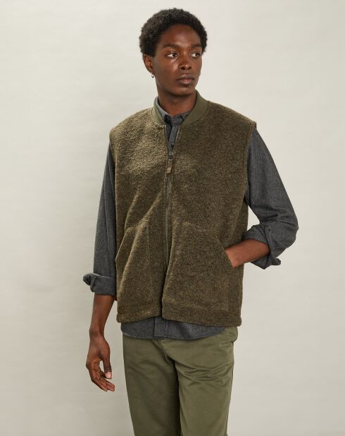 Gilet en Fausse Fourrure armée