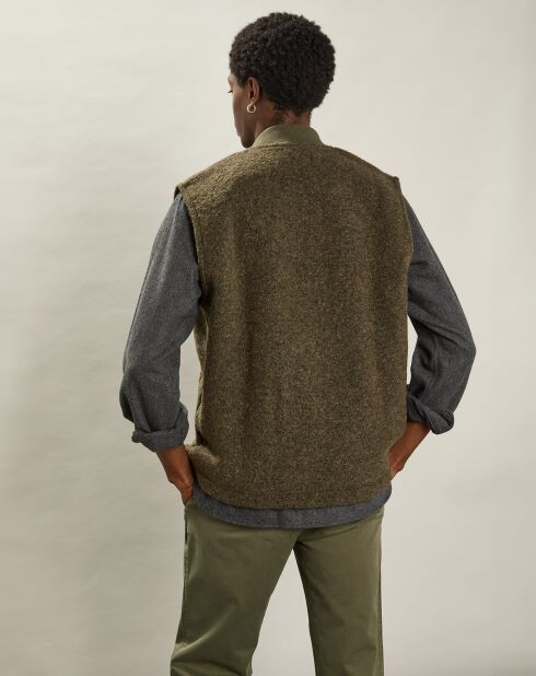 Gilet en Fausse Fourrure armée