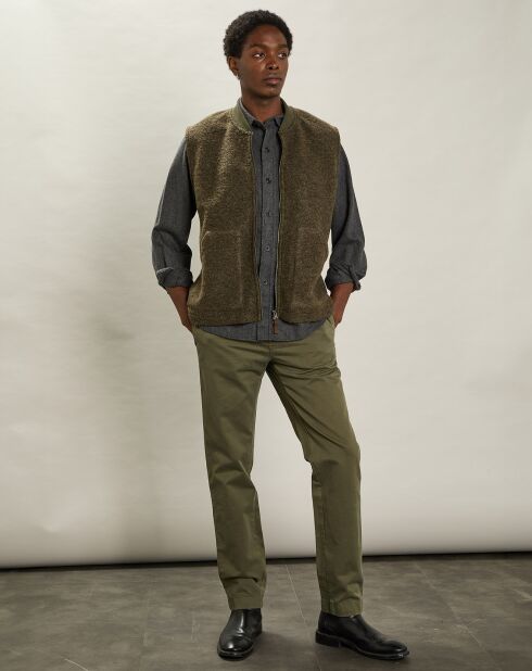 Gilet en Fausse Fourrure armée