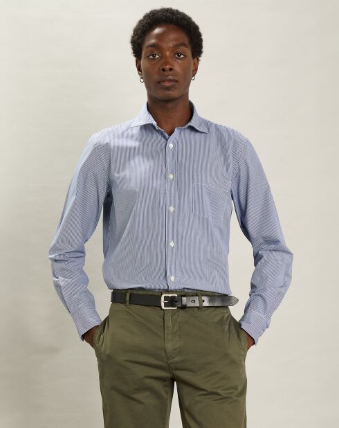 Chemise regular Paul bleue