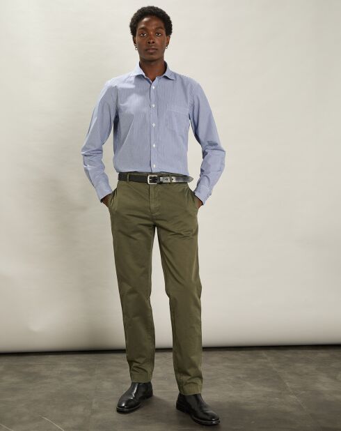 Chemise regular Paul bleue