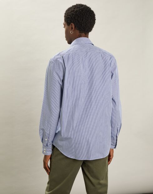 Chemise regular Paul bleue