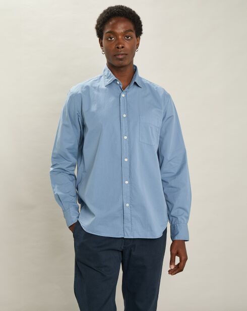 Chemise regular Paul Pat chambray