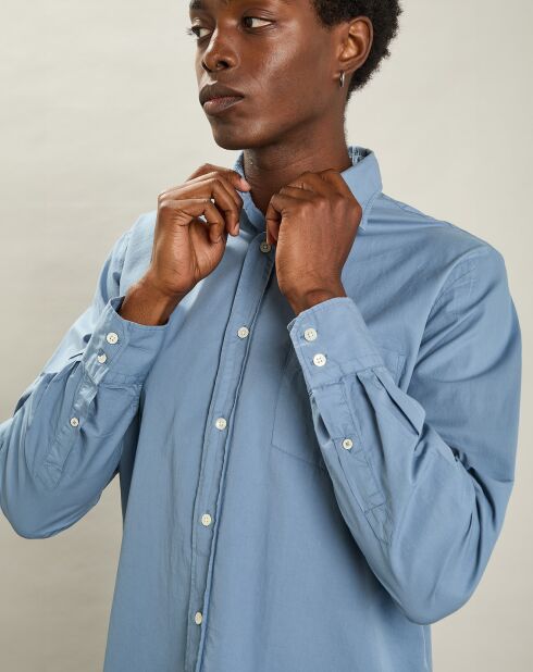 Chemise regular Paul Pat chambray
