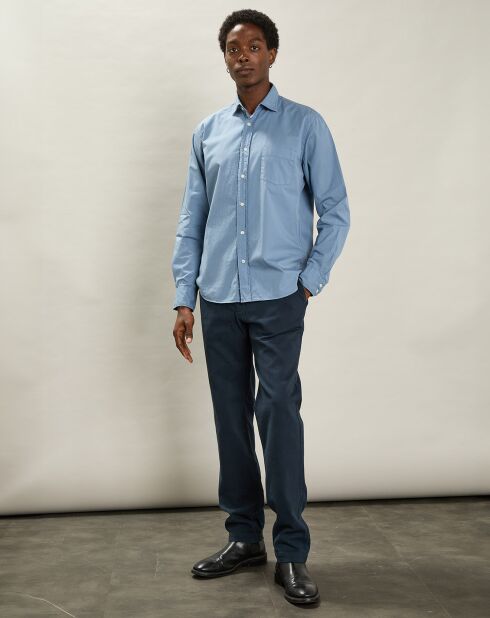 Chemise regular Paul Pat chambray
