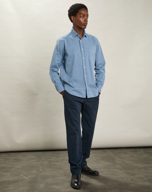 Chemise regular Paul Pat chambray