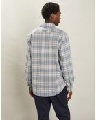 Chemise en Flanelle regular Paul ciel