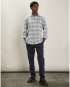 Chemise en Flanelle regular Paul ciel