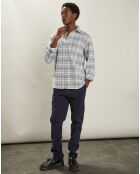 Chemise en Flanelle regular Paul ciel