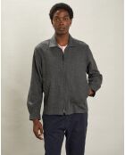 Veste en Laine mélangée Del flanelle gris