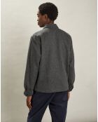 Veste en Laine mélangée Del flanelle gris