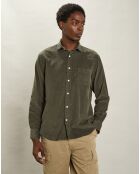 Chemise regular en Velours côtelé Paul Pat militaire