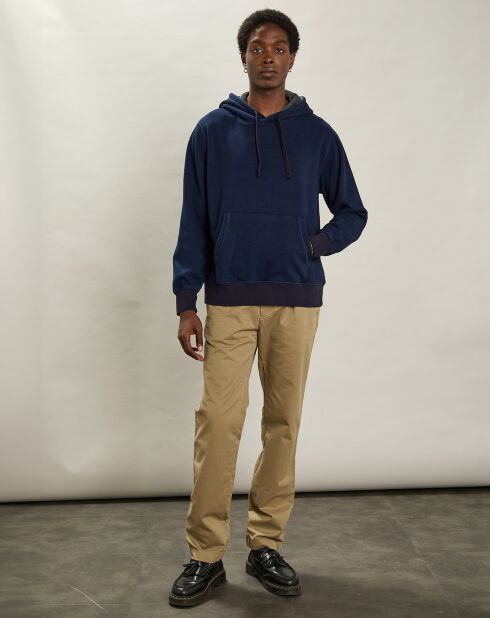 Sweat à Capuche indigo